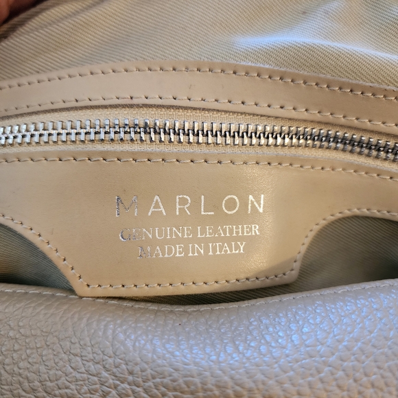 Marlon Genuine Leather Tan Shoulder/Crossbody Bag. Made In Italy - Picture 2 of 15